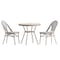 Flash Furniture Marseille French Bistro 31.5in. Table, Blk/Wht Textilene, Glss Top w/2 Stack Chairs - Light Natural SDA-AD641011-80-2107-BLKWH-LTNAT-GG - alternate 6